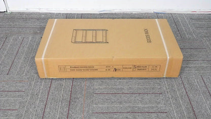 72-inch Tall Heavy-Duty Adjustable 4-Shelf Metal Storage Rack - Easy Assembly, Orange & White, 19.7x47.3x78.8 Inches for Basement, Garage, Laundry Room, Bedroom Organization